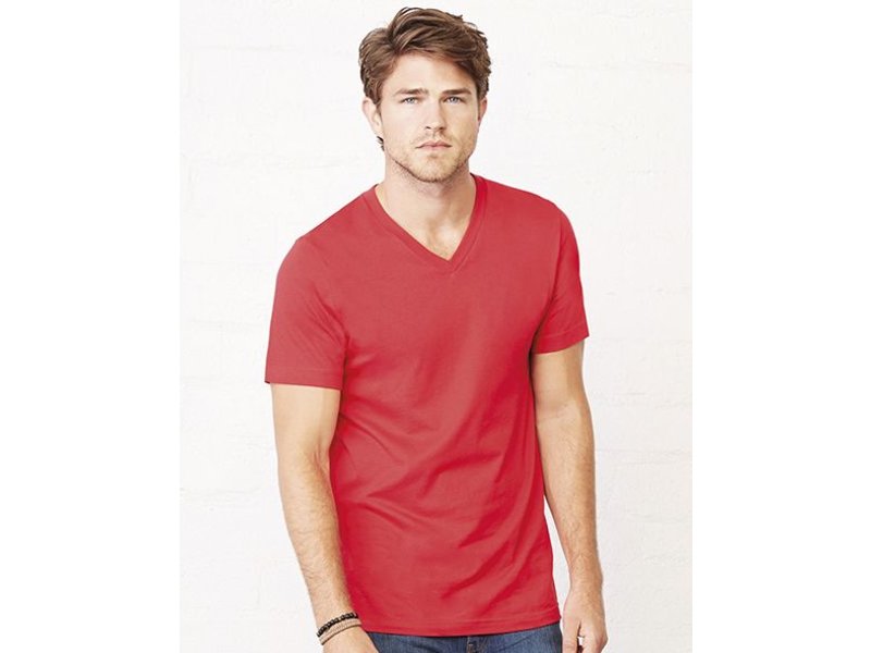 Bella + Canvas Men's Jersey V-Neck T-Shirt