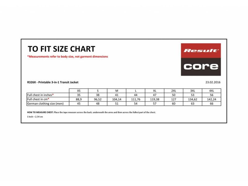 Result Core Printable 3-in-1 Transit Jacket