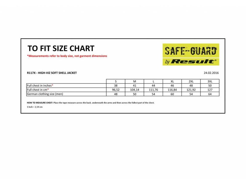 Result Safe Guard High-Viz Soft Shell Jacket