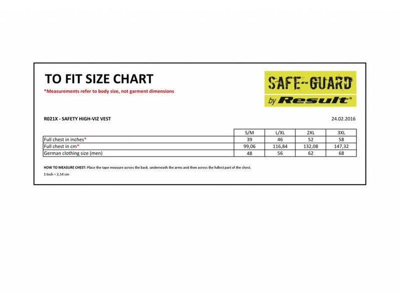 Result Safe Guard Safety High-Viz Hesje