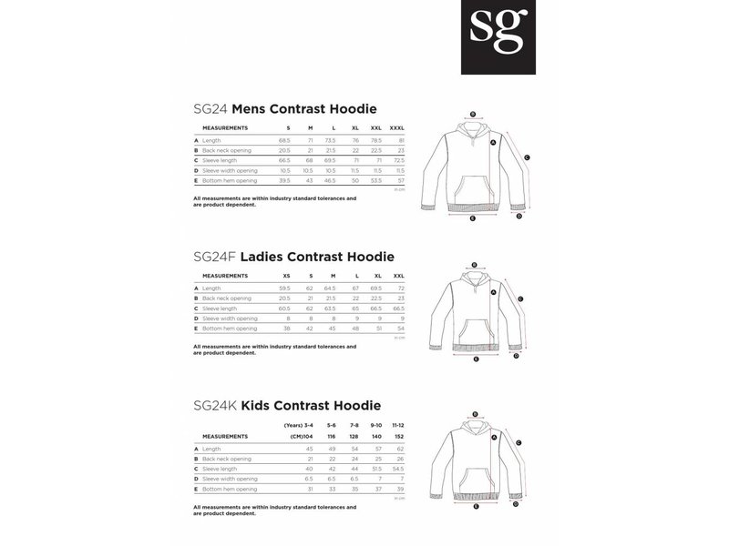 SG Contrast Hoodie