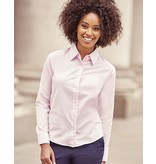 Russell Collection Ladies Oxford Blouse LS