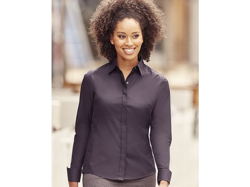 Russell Collection Ladies' LS Ultimate Stretch Blouse