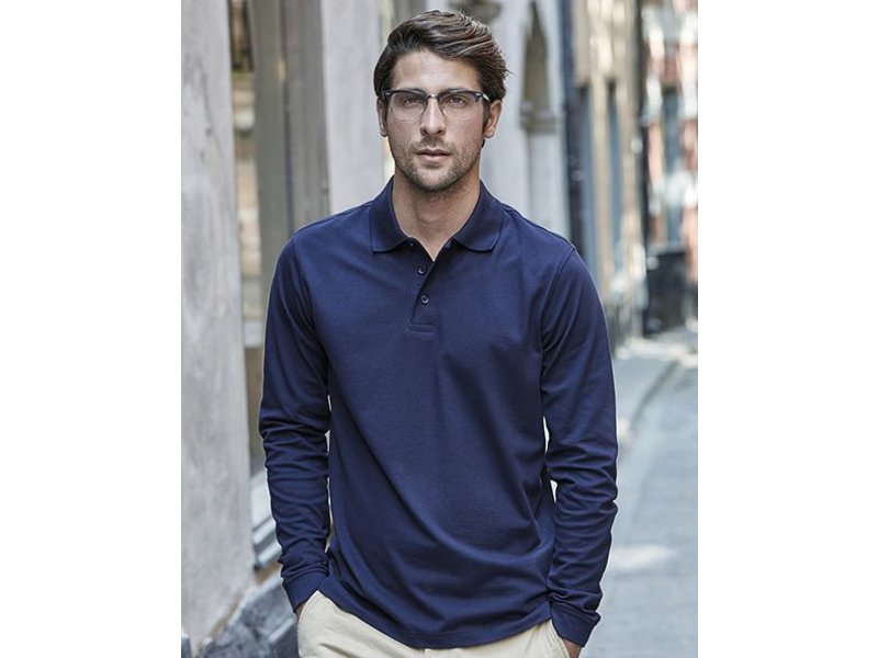 Tee Jays Luxury LS Stretch Polo
