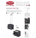 Shugon Windsor Laptop Wheelie Bag Black