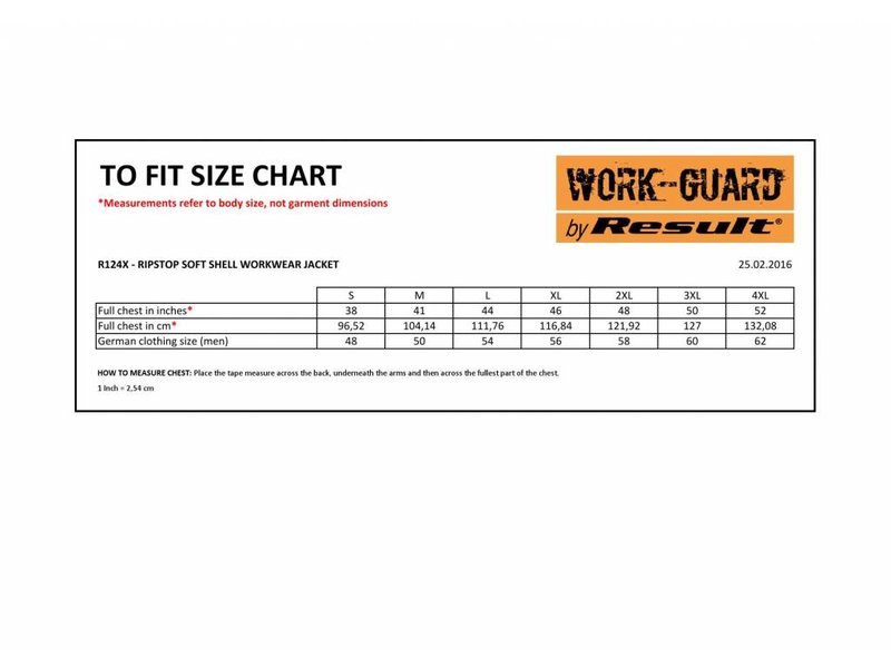 Result Work-Guard Ripstop Soft Shell Work Jacket