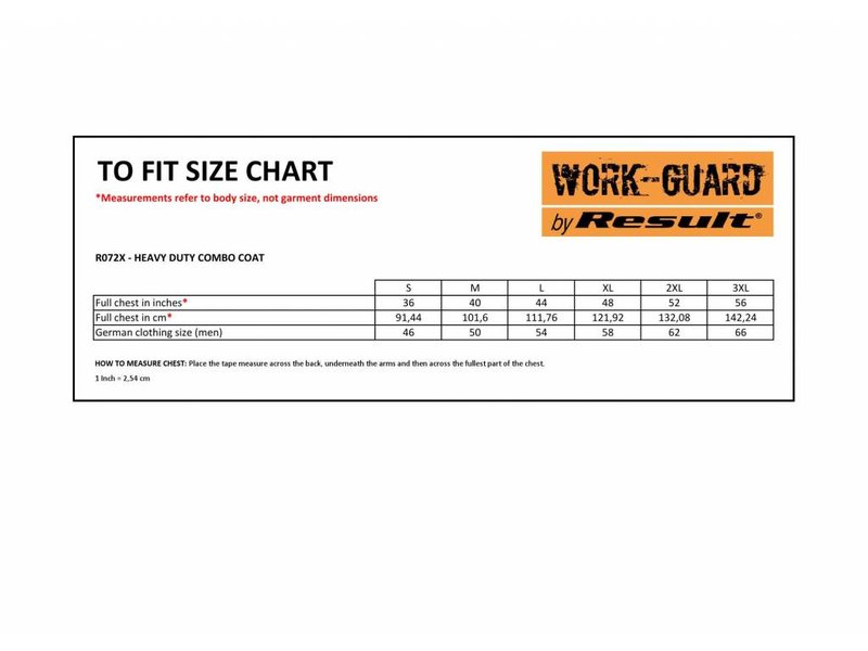 Result Work-Guard Workguard Heavy Duty Combo Coat