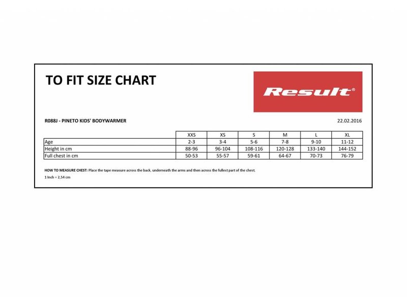 Result Pineto Kids Bodywarmer