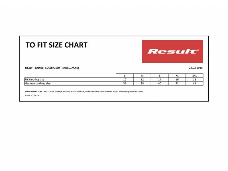 Result Ladies Classic Softshell Jacket