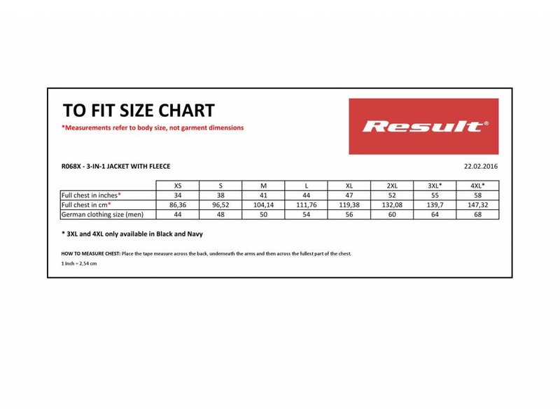 Result 3-in-1 Jacket with Fleece