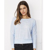 Bella + Canvas Flowy LS Off Shoulder T-Shirt