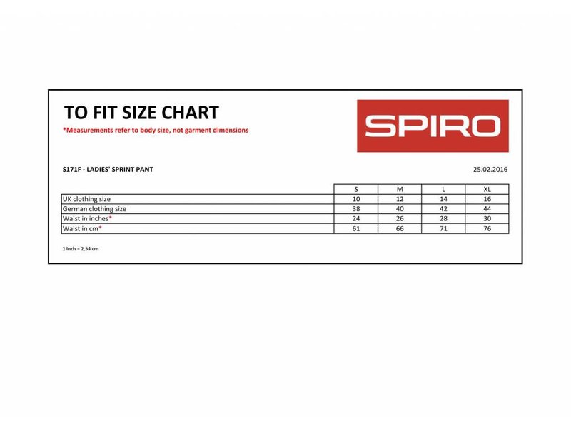 Spiro | S171F | 007.33 | S171F | Women's Sprint Pant