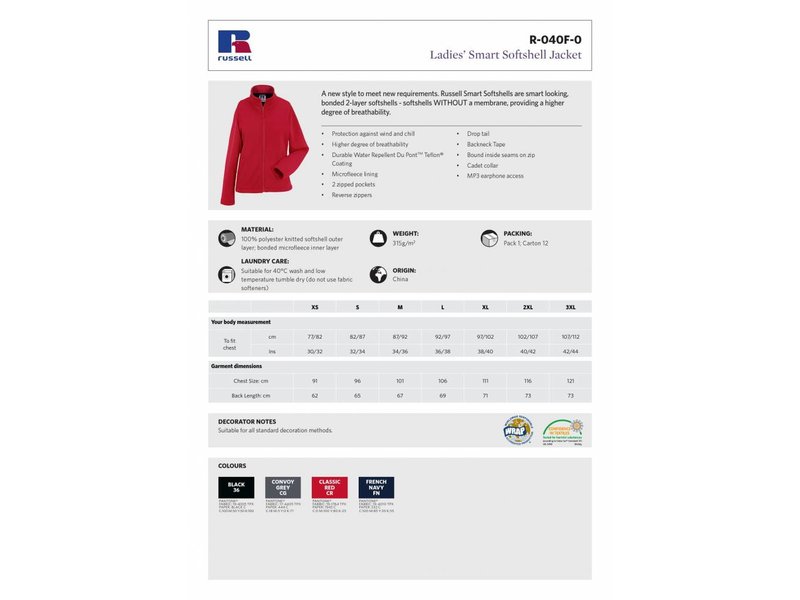 Russell Ladies' Smart Softshell Jacket