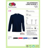 Fruit of the Loom Value Weight Longsleeves T-shirt
