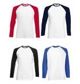 Fruit of the Loom Long Sleeve Baseball T-Shirt