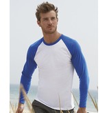 Fruit of the Loom Long Sleeve Baseball T-Shirt Fruit of the Loom Long Sleeve Baseball T-Shirt