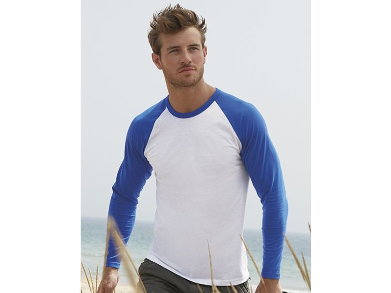 Fruit of the Loom Long Sleeve Baseball T-Shirt