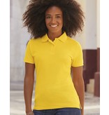 Fruit of the Loom Ladies Polo Blended Fabric