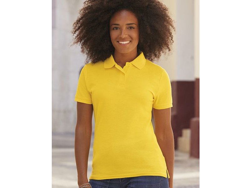 Fruit of the Loom Ladies Polo Blended Fabric