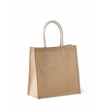 Kimood Shopper van jutecanvas - groot model Kimood Shopper van jutecanvas - groot model