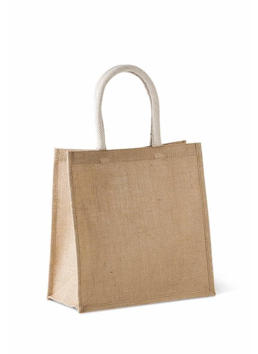 Kimood | KI0274 | Jute canvas tote - large