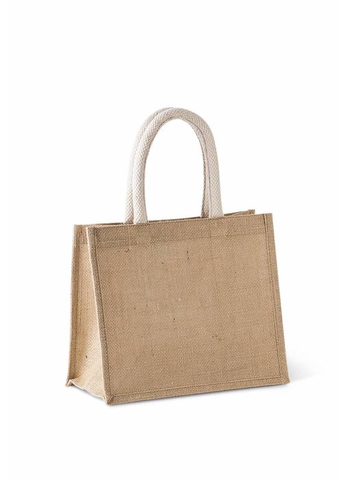 Kimood | KI0273 | Jute canvas tote - medium