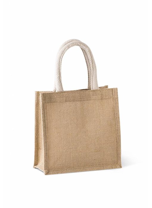 Kimood | KI0272 | Jute canvas tote - small