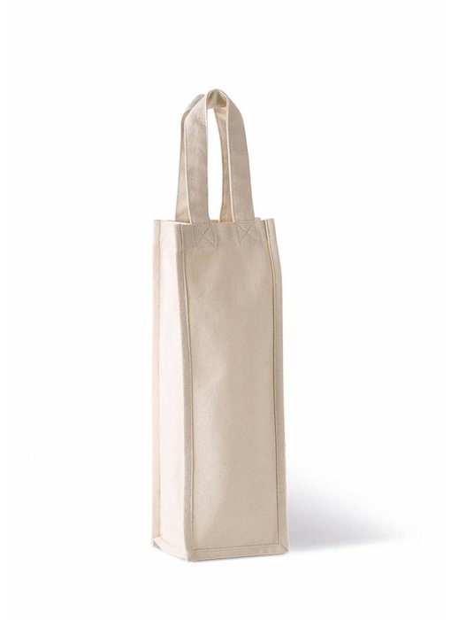 Kimood | KI0269 | Cotton canvas bottle bag