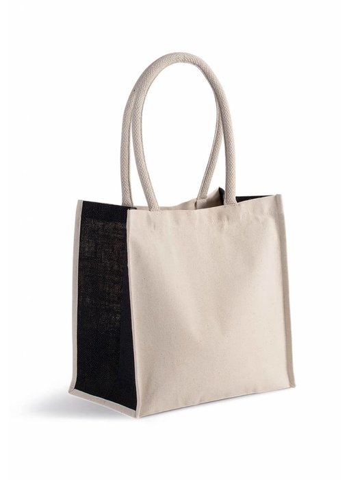 Kimood | KI0255 | Cotton/jute tote bag - 17 L