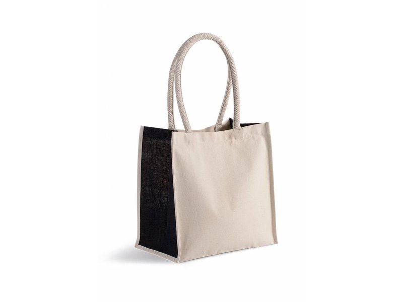 Kimood Shopper van katoen/jute - 17 L