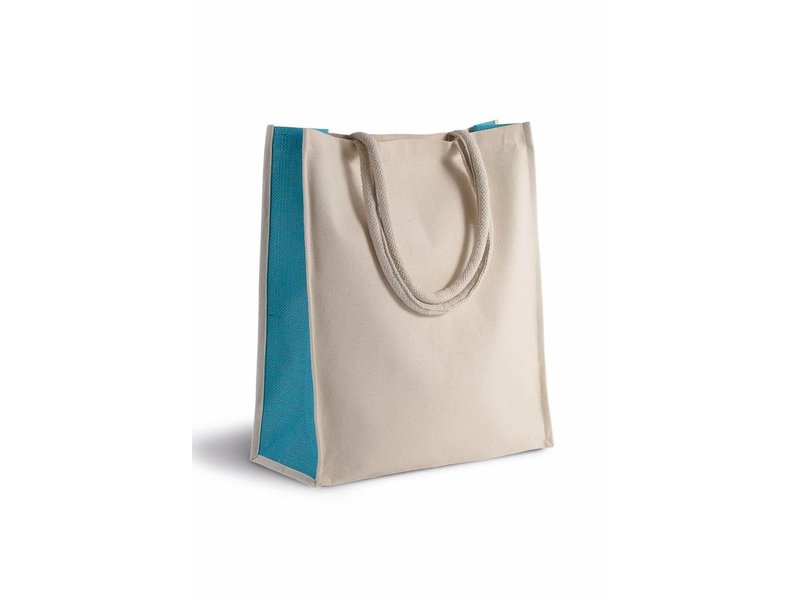 Kimood Shopper van katoen/jute - 23 L