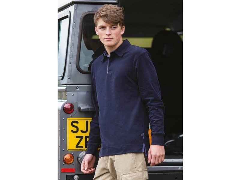 Front Row Collection Rugby Polo Long Sleeve