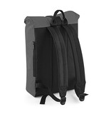 Bag Base Reflective Roll-Top Backpack