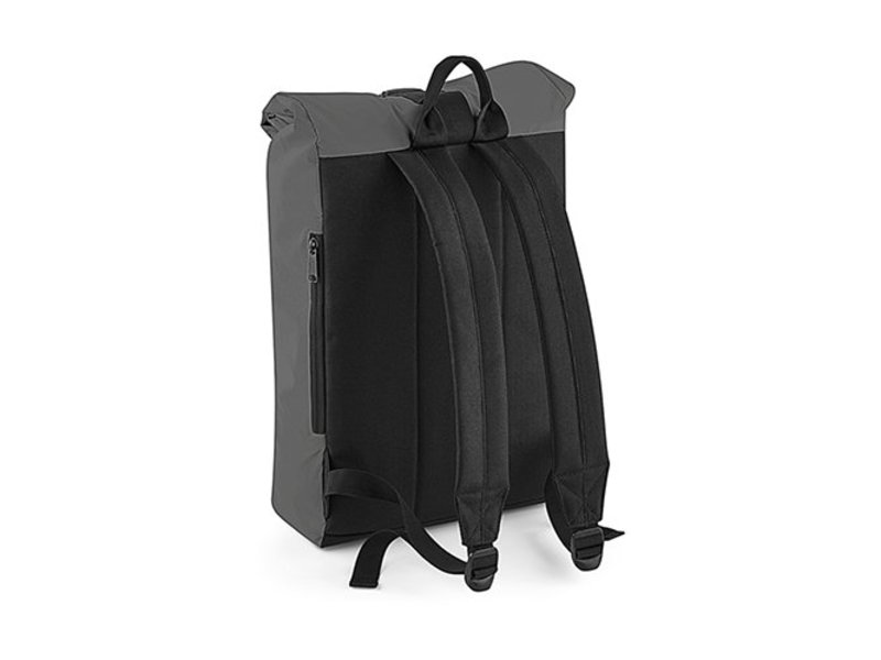 Bag Base Reflective Roll-Top Backpack