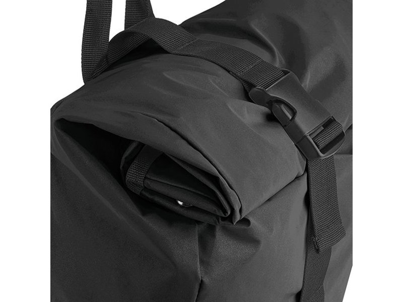 Bag Base Reflective Roll-Top Backpack