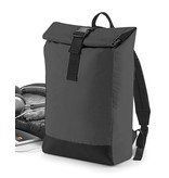 Bag Base Reflective Roll-Top Backpack