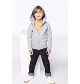 Kariban Kinder hooded sweater met rits