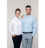 Kariban Dames oxford blouse lange mouwen