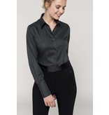 Kariban Dames non-iron blouse lange mouwen