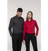 Kariban Heren poplin overhemd lange mouwen Kariban Heren poplin overhemd lange mouwen