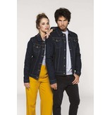 Kariban Ongevoerde damesjas van denim Kariban Ongevoerde damesjas van denim