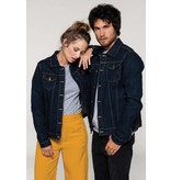 Kariban Ongevoerde damesjas van denim Kariban Ongevoerde damesjas van denim