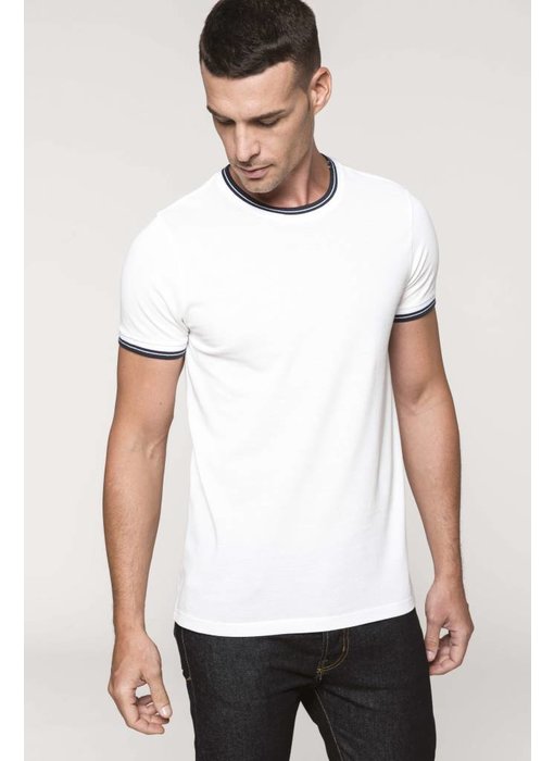 Kariban | K373 | Men's piqué knit crew neck T-shirt