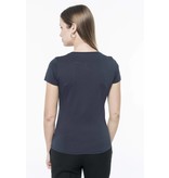 Kariban Dames-t-shirt Supima® V-hals korte mouwen