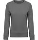 Kariban Dames Sweater BIO ronde hals raglanmouwen