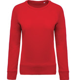 Kariban Dames Sweater BIO ronde hals raglanmouwen