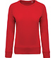 Kariban Dames Sweater BIO ronde hals raglanmouwen