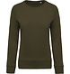 Kariban Dames Sweater BIO ronde hals raglanmouwen