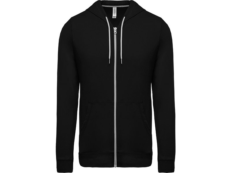 Kariban Hooded vestje in licht katoen