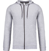 Kariban Hooded vestje in licht katoen